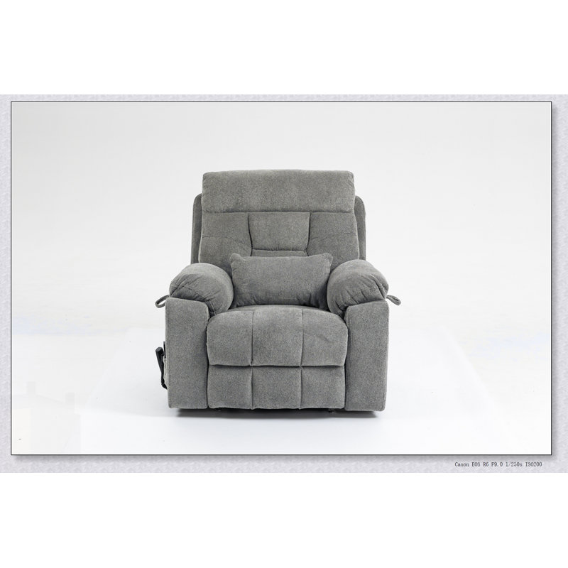 Electric Lift Recliner With Heating, Massage, And 180-Degree Tilt, High-Density Foam, Dual OKIN Motors, And Cup Holders