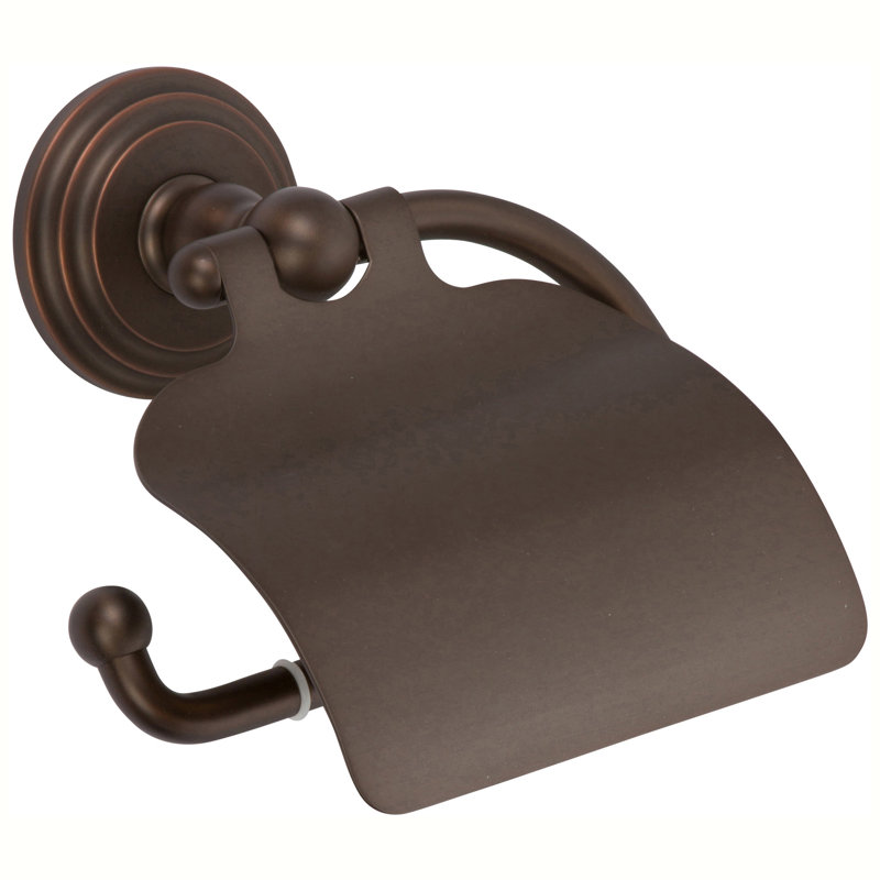 Chelsea Hooded Toilet Paper Holder, Oil Rubbed Bronze-Hand Relieved