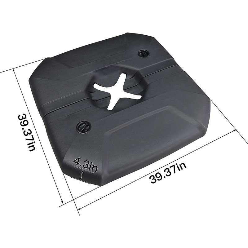 8.98kg Plastic Free Standing Umbrella Base