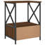 Ardi 50cm W Iron Bedside Table-412225812