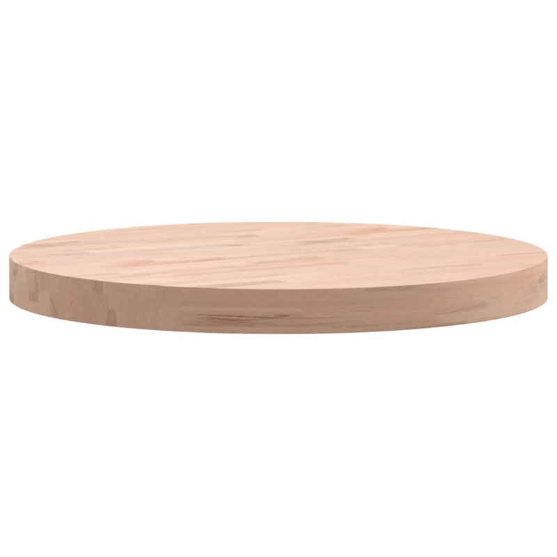 Tiphonnet Solid Wood Table Top, 4cm H x 50cm W x 50cm D, Natural