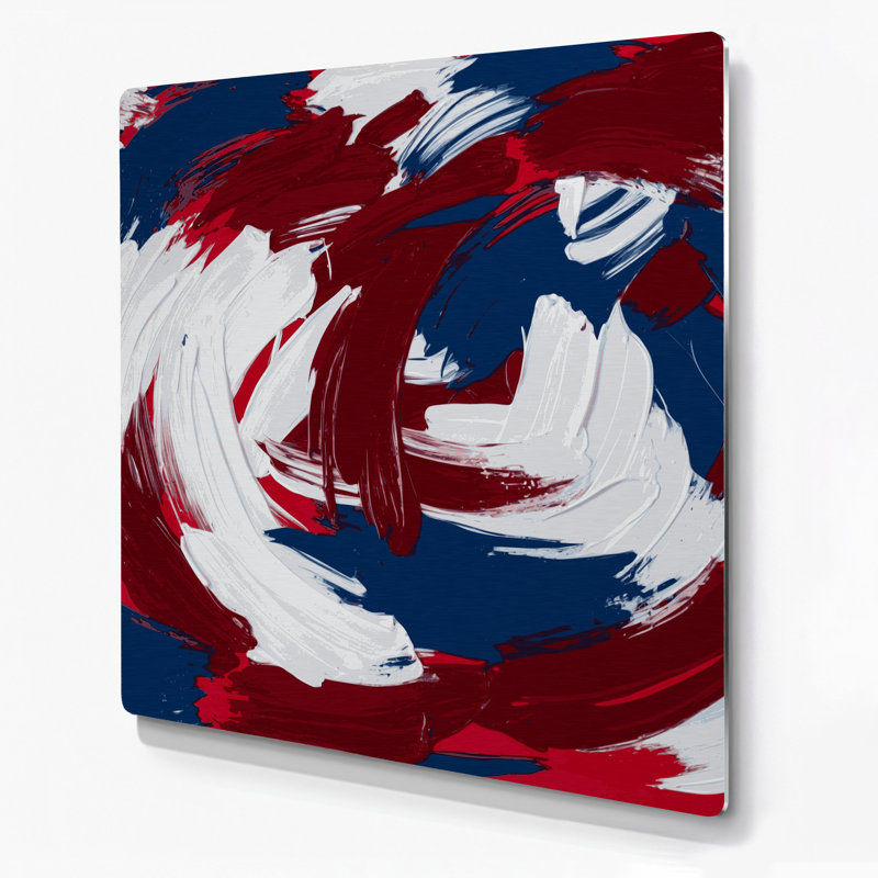 Neo Expressionism 14 Red Metal Wall Art