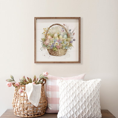Panier à œufs de Pâques