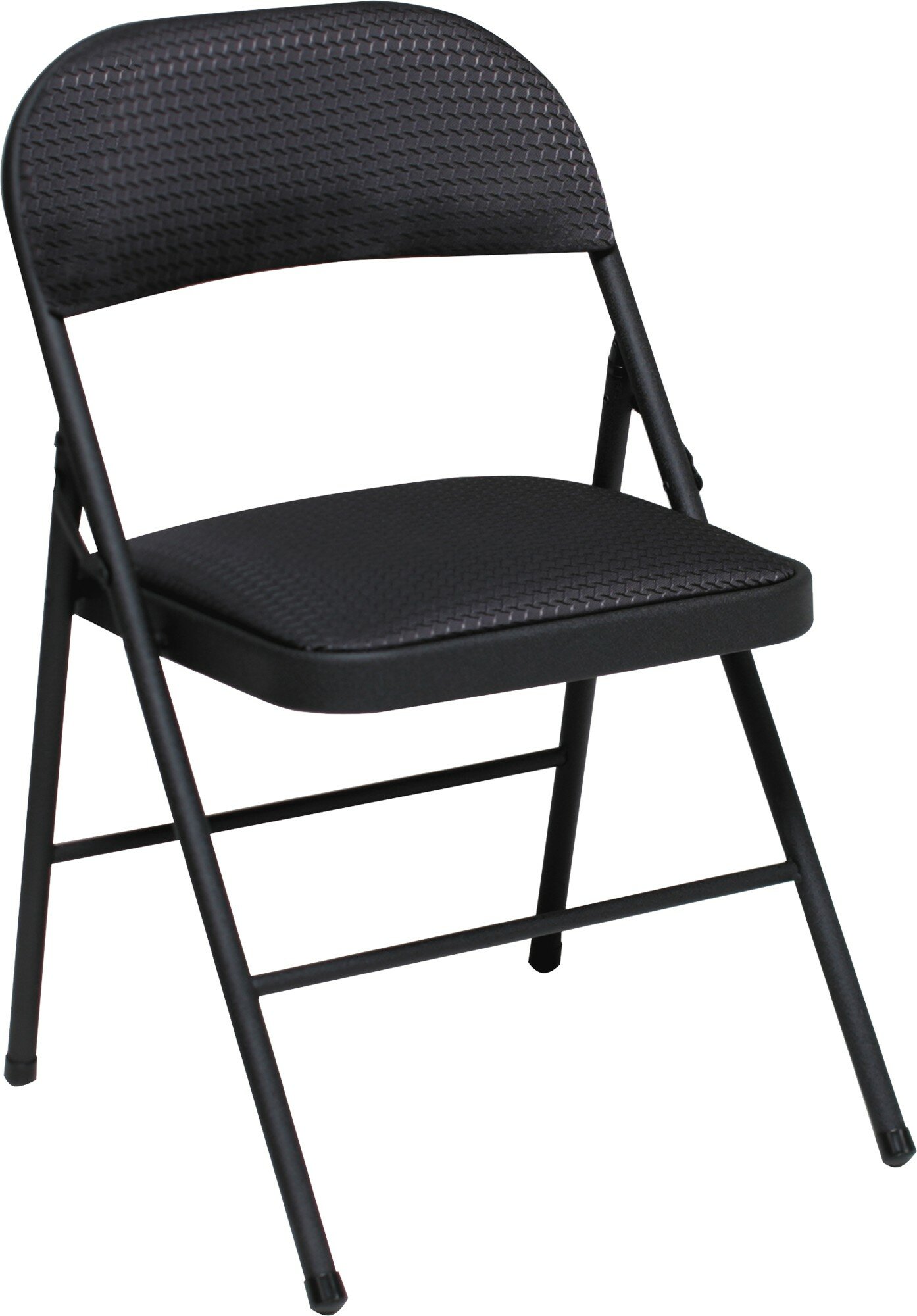 Cosco Black Padded Fabric Folding Chair