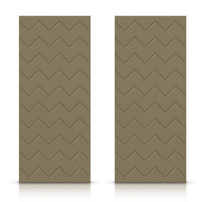 Panelled Manufactured Wood Sliding Closet Doors