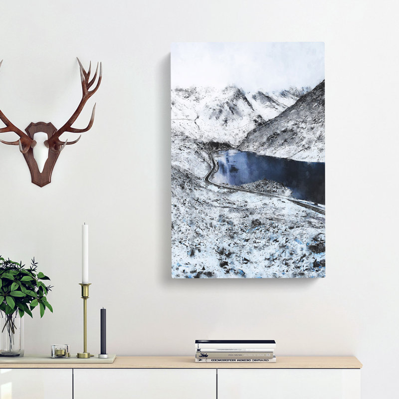 Tryfan Mountain In Snowdonia Wales - Wrapped Canvas, 50cm H x 35cm W x 3cm D