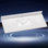54.33 In. W X 22.05 In. D Cultured Marble White Rectangular Single Sink Bath Vanity Top Countertop In Carrara White