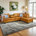 Caramel Tan Faux Leather
