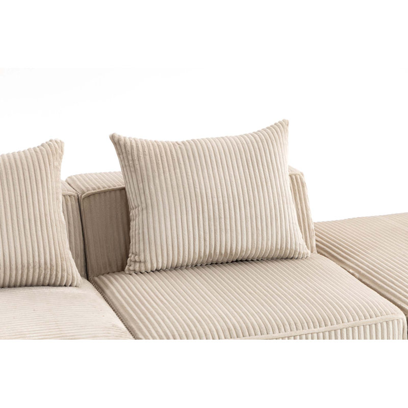 Canapé modulaire à compression multiple pouvant être combiné librement - 33005-3, Beige