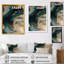Or et vert abstrait marbré harmonies tourbillons II - marbre décoration murale-771679796-539910679