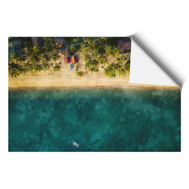 The Fishing Boat Painting - Frameless Print, 30cm H x 42cm W x 0.1cm D