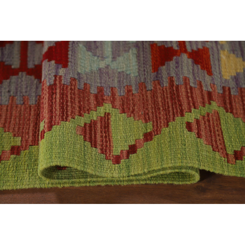 Reversible Wool Kilim Oriental Rug 4x6