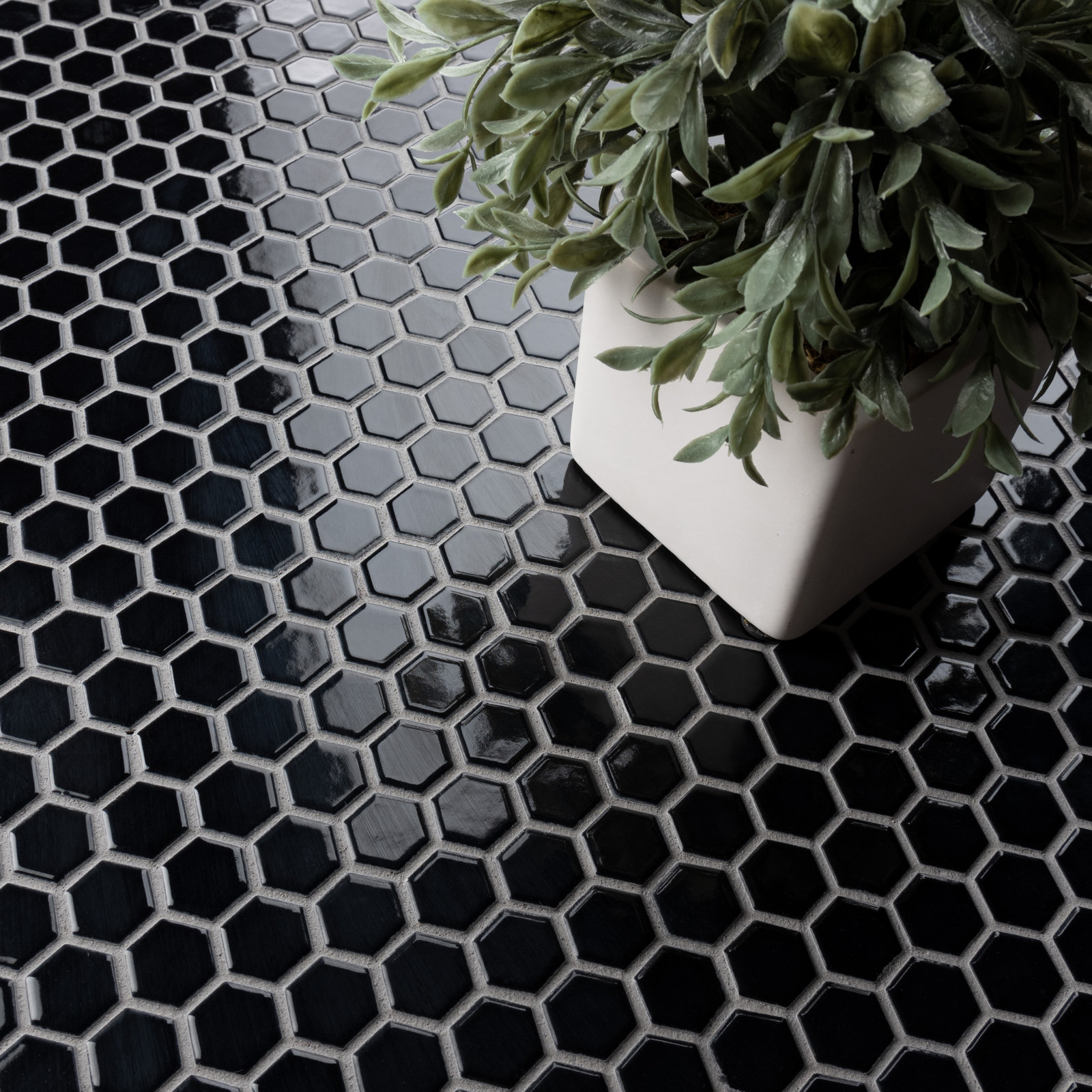 Metro Hex 1" Porcelain Mosaic Tile