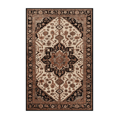 Tapis brun lavable à la machine