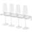 Gupta Wall Mounted Wine Glass Rack in Clear