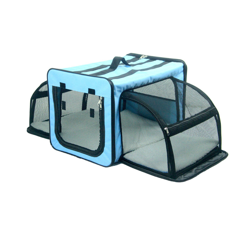 Cage pour chien Capacie Pet Capac, Très petit (H 13,4 po x l 13,4 po x P 19,3 po), Gris
