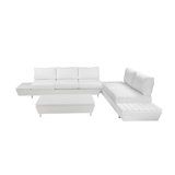 Yacht 3 Piece Outdoor Sectional Grey
