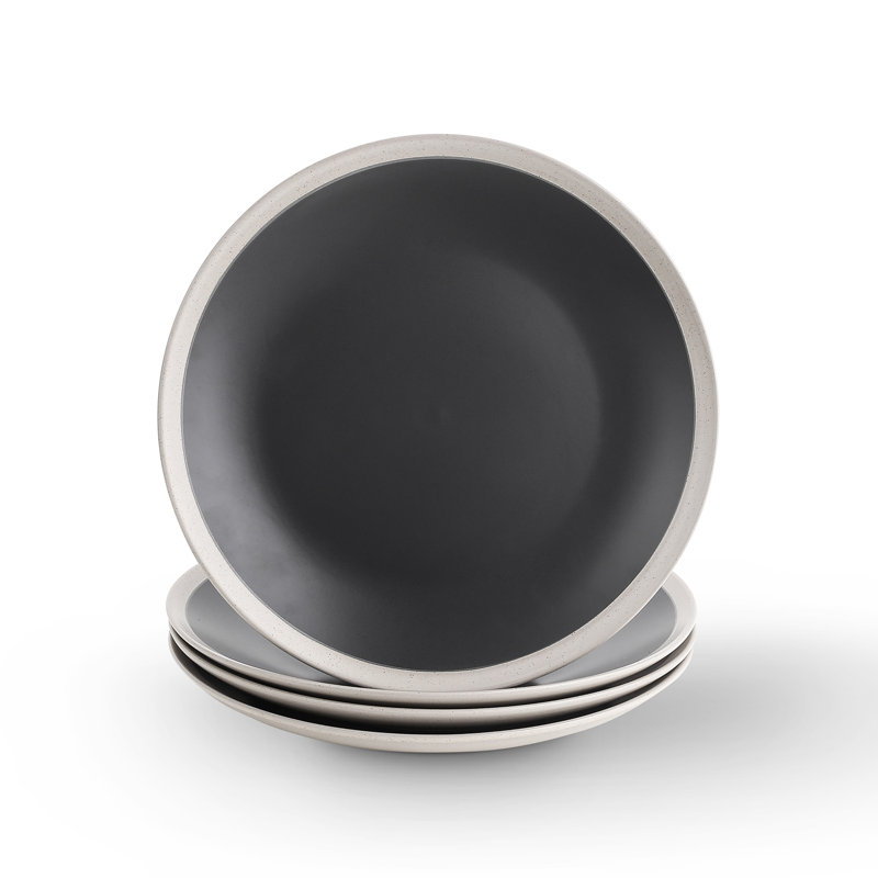 Ensemble d'assiettes à salade Stone Lain Serenity, gris