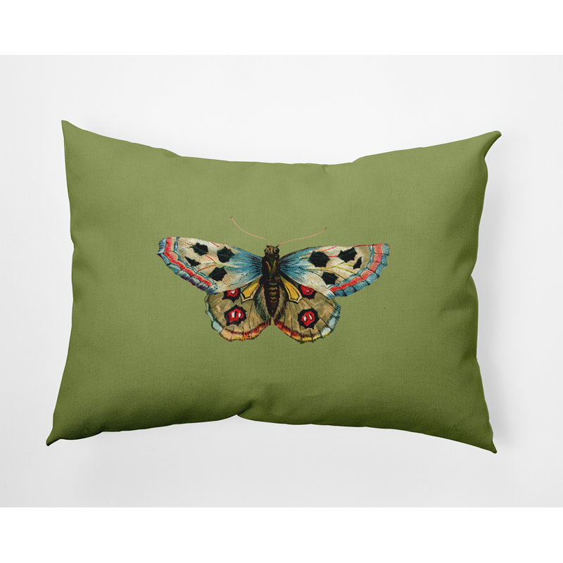 Reversible Throw Pillow, Green