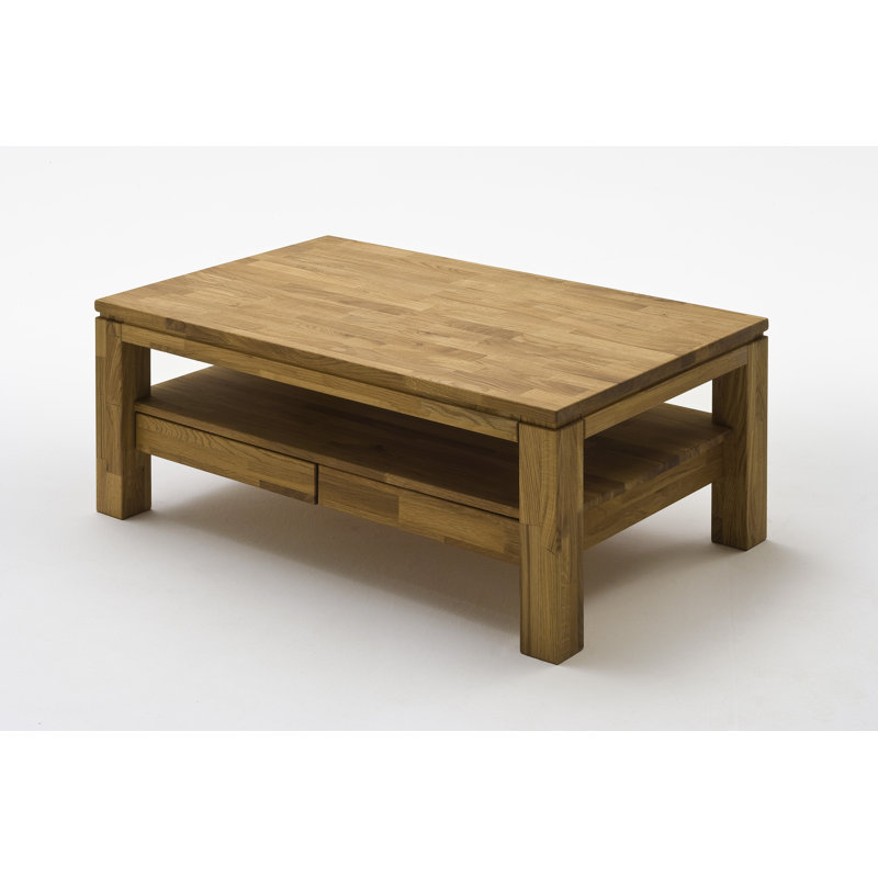 Burhardt Coffee Table with Storage, Beech Heartwood