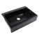 Parker Matte Black Fireclay 34″ Single Bowl Quick-Fit Farmhouse Apron Front Drop-in Kitchen Sink and Drain