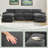 129" 6-Piece Modular Sofa Set with 4 Seats and 2 Ottomans-1996871660