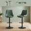 Adjustable Height Counter Stool with Metal Frame-163545970