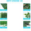 Haie artificielle, taille 24 po x 16 po