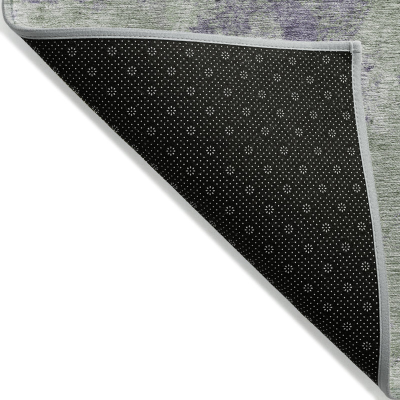 Tapis intérieur / extérieur lavable abstrait Folcroft, Rectangulaire 8 pi x 10 pi