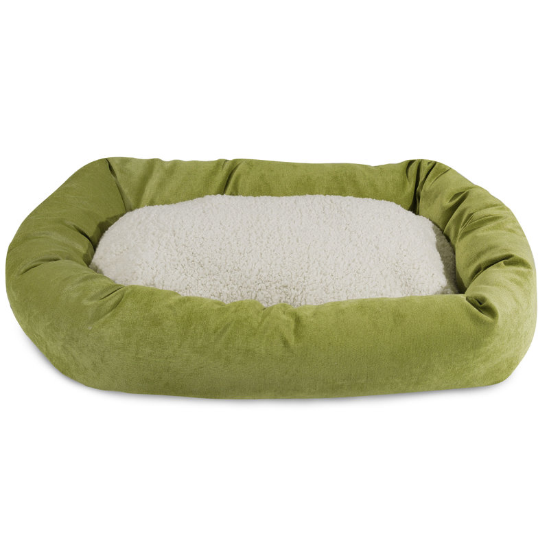 Traversin Villa Sherpa, Moyen (H 23 po x l 32 po x P 7 po), Vert pomme