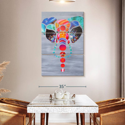 Amour d'éléphant abstrait Brampt