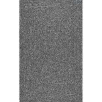 Edie Braided Silver/Grey Indoor/Outdoor Rug
