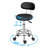 Codnor Backed Adjustable Height Ergonomic Lab Stool with Wheels-1097790292