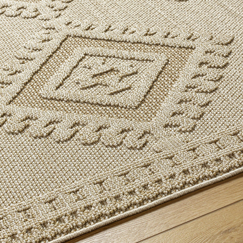Oriental Indoor / Outdoor Rug, Rectangle 7'10" x 10'