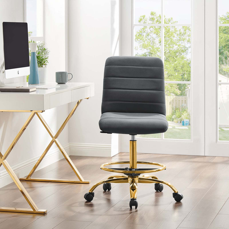 Chaise de dessinateur Ripple Performance, gris