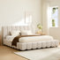 Lit plateforme tapissier Satri