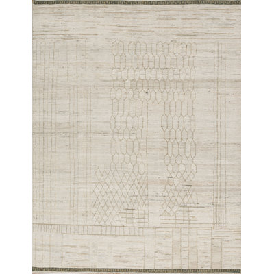 SURINDER WOOL PILE One-of-a-Kind 8' X 10' Hand Knotted Area Rug