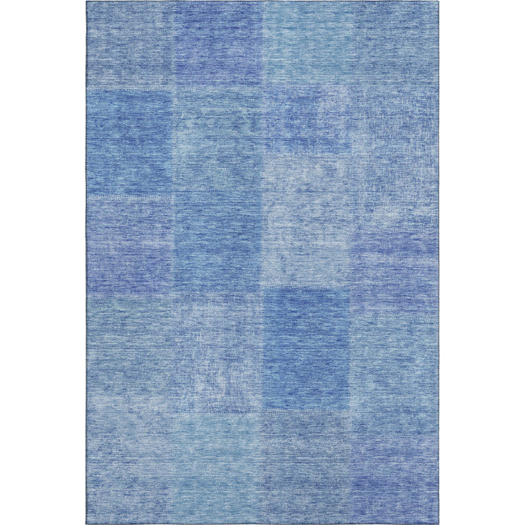 Premium Machine Washable Prisco Denim Rug