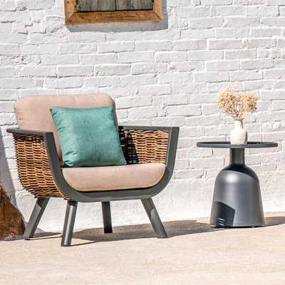 The Outdoor Sofa Is Waterproof And Sun-protected - Person Patio Conversation Set with Cushions