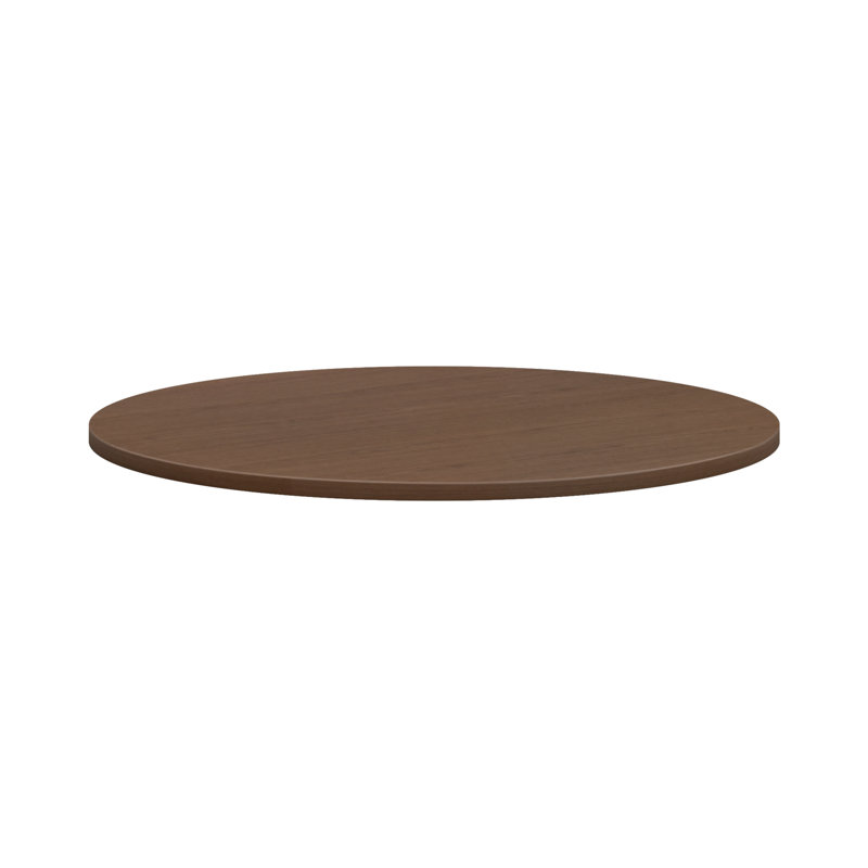 Table de réunion circulaire Mod, H 29 po x L 42 po x l 42 po, Noyer sépia