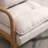 Eimantas 25.79" W Comfort Linen Upholstered Arm Accent Chair With Lumbar Pillow-98593152