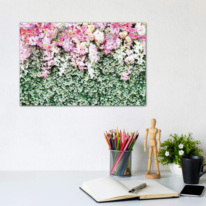 Flower Carpet by Honeymoon Hotel - Wrapped Canvas Print, 30.48 cm H x 45.72 cm W