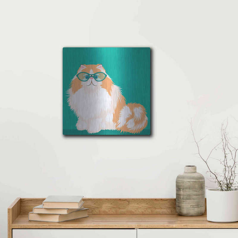 «Blue Persian» par Debbie Gray, H 12 po x l 12 po