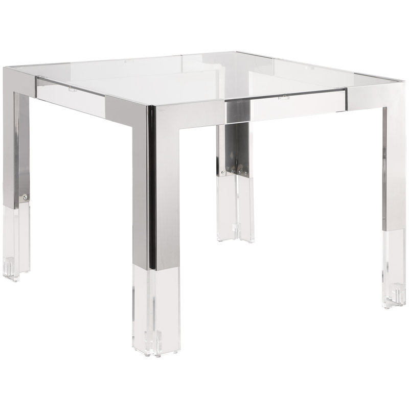 Casper Dining or Game, Card, Mahjong Table, Chrome