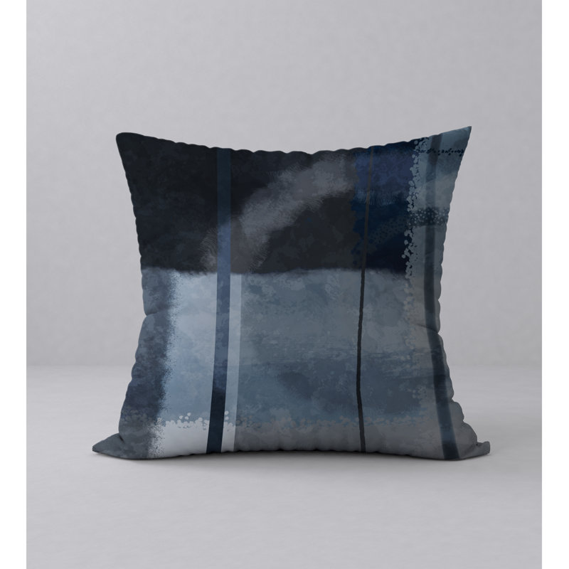 Housse de coussin décorative carrée en forme de coussin et insert, H 24 po x l 24 po