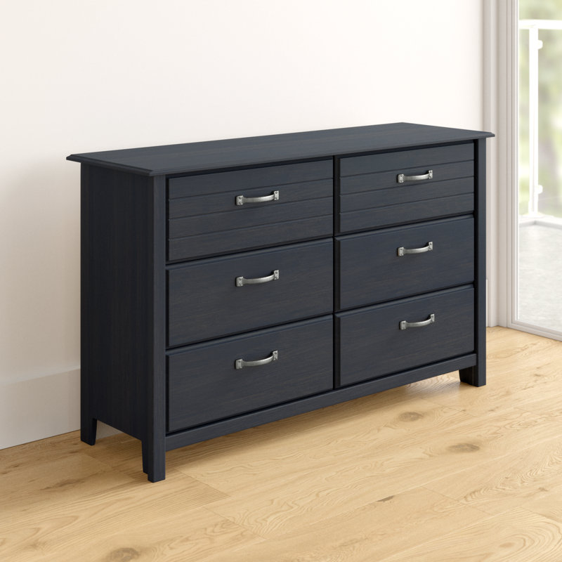 Commode 6 tiroirs Cubby, Bleuet