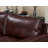 112'' Wide Faux Leather Square Arm Sofa-786131456