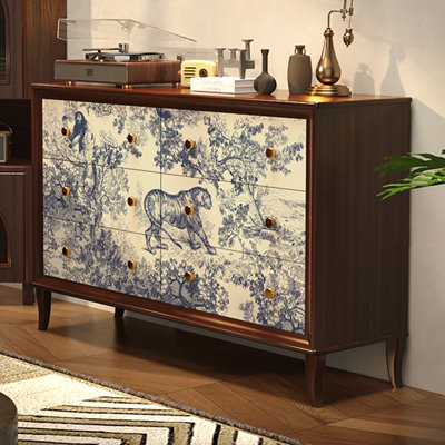 Armoire de rangement rétro style américain