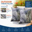 Ensemble de 2 coussins décoratifs d'extérieur, imperméables et résistants à la décoloration, avec coussin caché-133140059