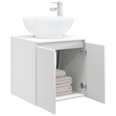 Single Bathroom Vanity with Ceramic Basin
